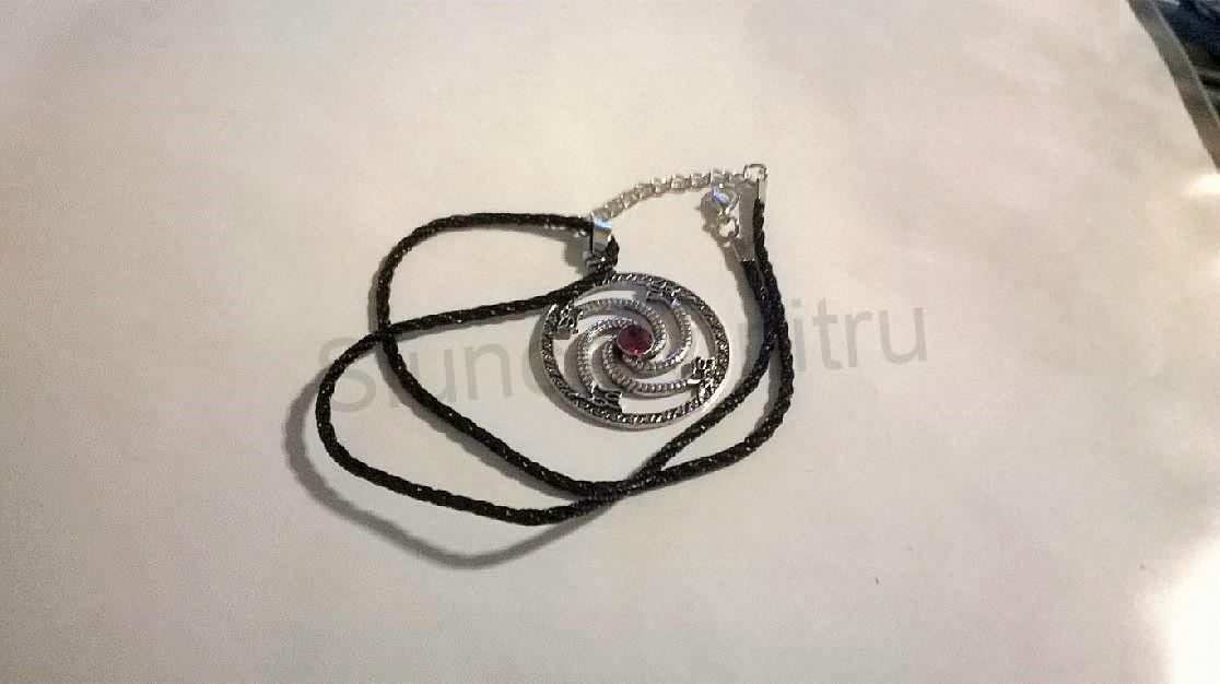 Vikinský náhrdelník s přívěškem drak a krystalem (BD220)