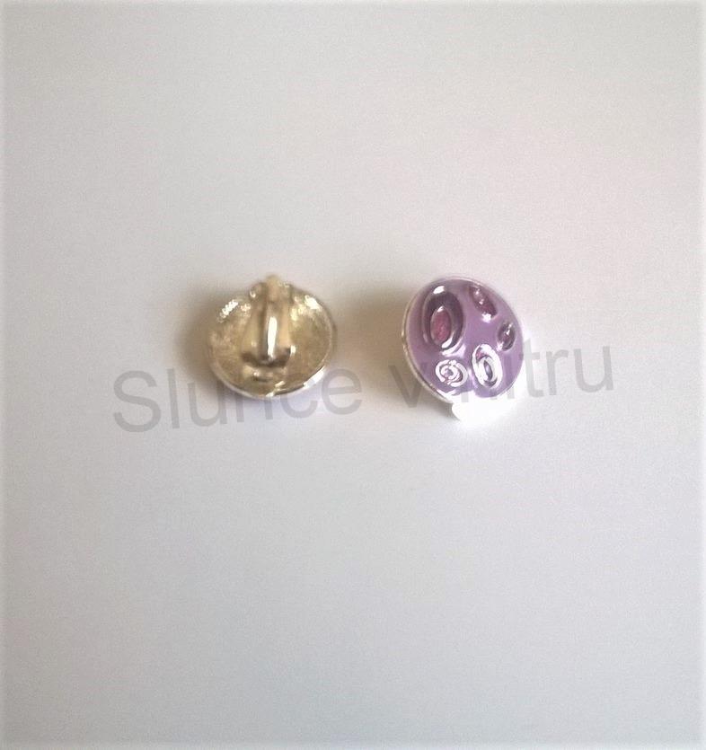 Náušnice klipsy ozdobné 22,3 x 22,3 mm (BB283)