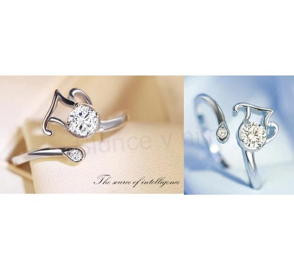 Postříbřený otevřený prsten znamení zvěrokruhu rak (BP152)