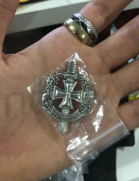 Odznak Vojenský wehrmacht Symbol moci WH starostříbro (ME4)