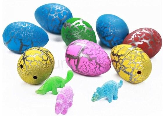 Malé dinosauří vejce 3 x 2 cm červené (D9)