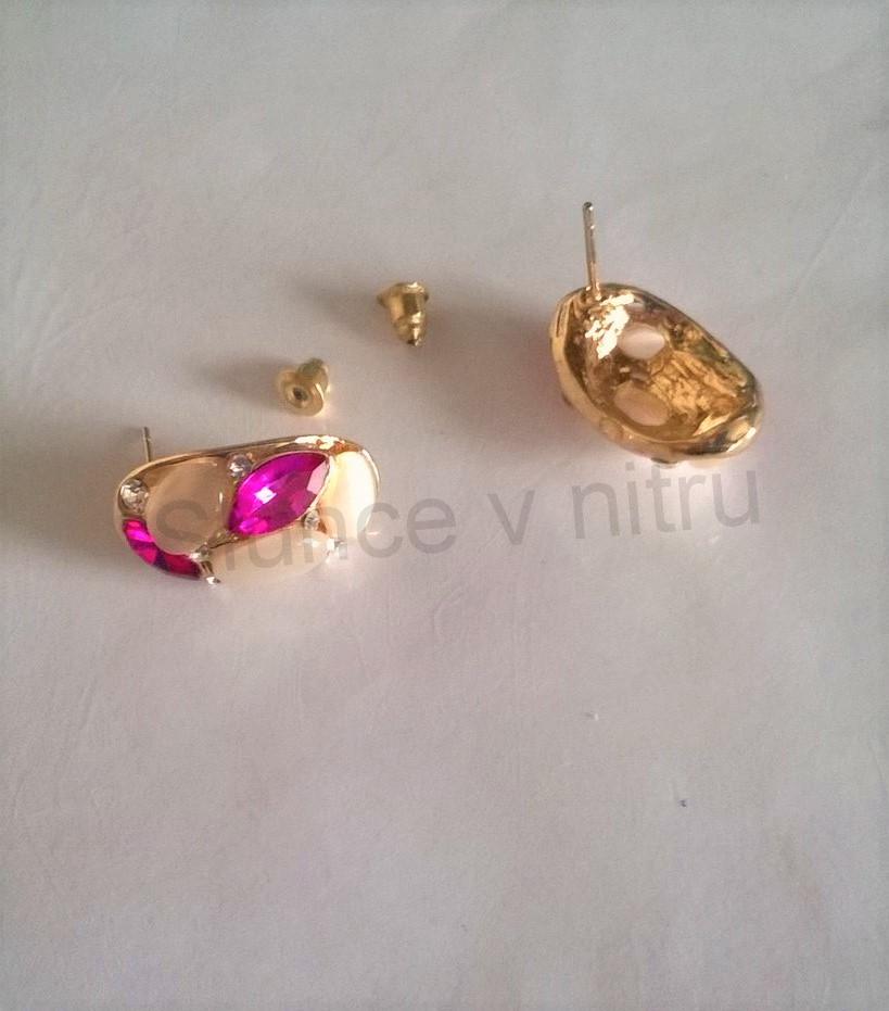 Souprava šperků s rakouským kříšťálem a polodrahokamenem kočičí oko (BS67)