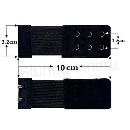 Prodloužení obvodu podprsenky s pruženkou šíře 30 mm třiřadé - světle béžové (C403)