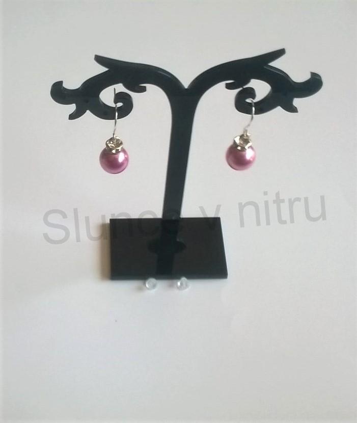 Náušnice z chirurgické oceli Perlové Šedé (BB403)