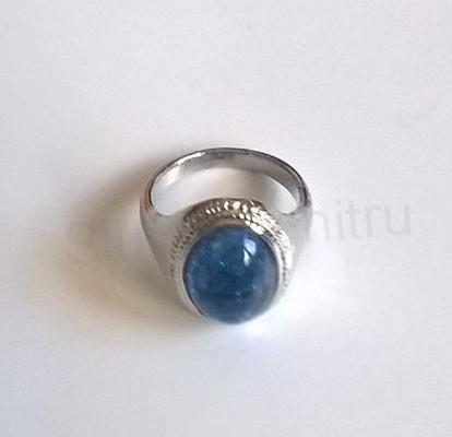 Minerální prsten s Jantarem postříbřeno (X446)