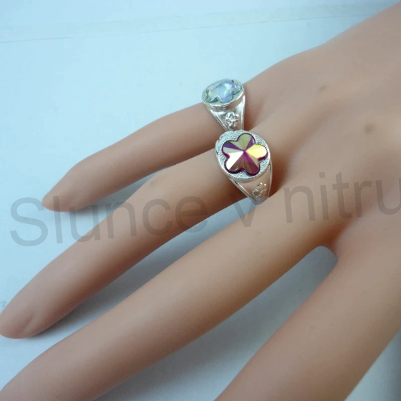 Postříbřený dětský prsten (BP178)