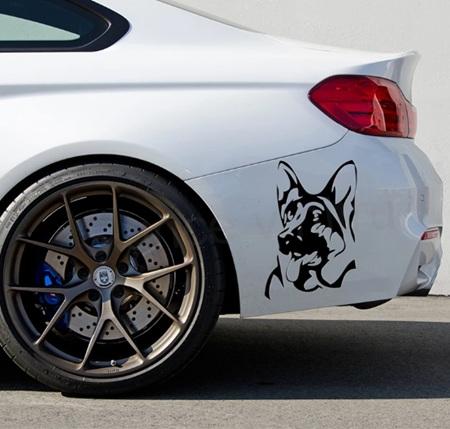 Samolepka na auto německý ovčák (E268)