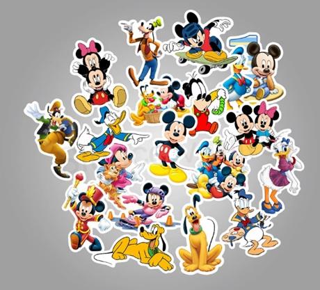 Micky mouse samolepky mix 5 kusů (E299)