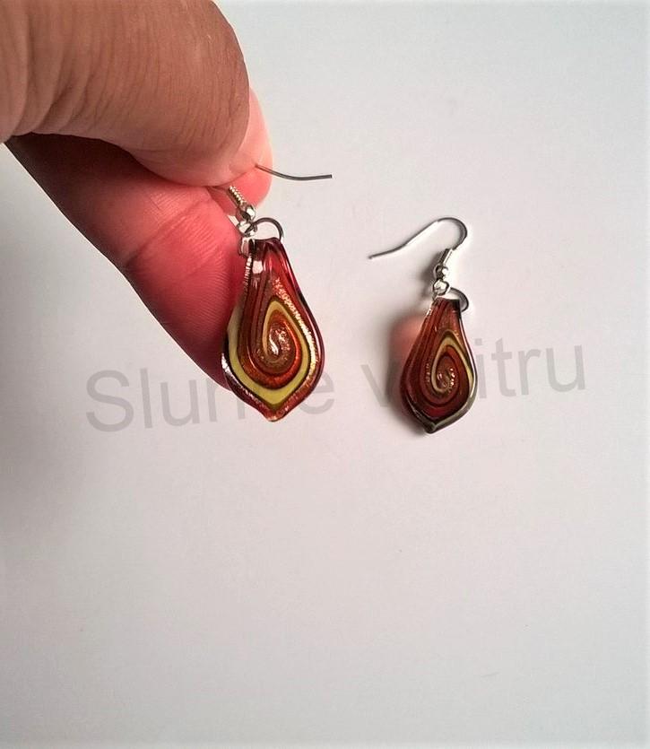 Souprava šperků z Lampglas skla Kapka, slza (BS101)