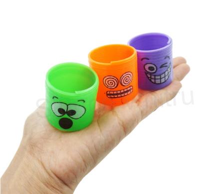 Magická spirála, pružina plastová mix (D419)