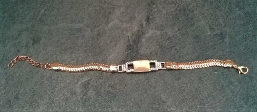 Luxusní náramek s rakouskými křišťály a kočičí oko (X577)