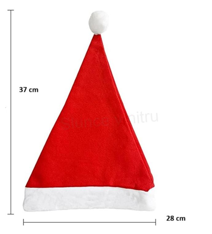 Vánoční čepice pro dospělé, děti 28 x 37 cm (E386)