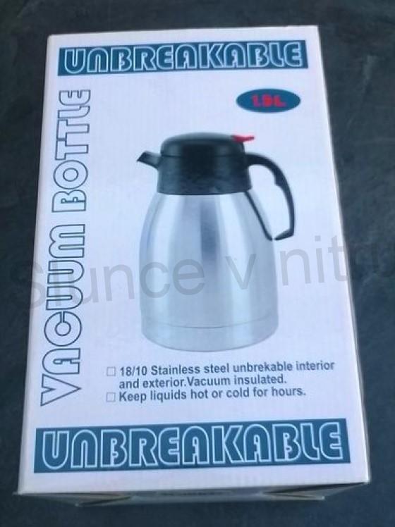 Nerezová termoska s tlačítkem 1,5 l (L26)