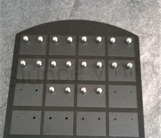 Puzetové náušnice z chirurgické oceli pecičky (BB511)