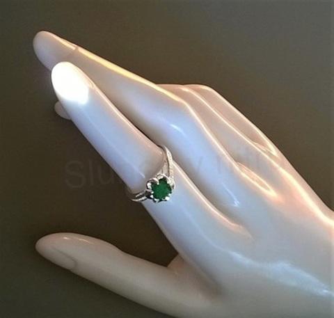 Postříbřený prsten se zirkony velikost 51 (BP347)