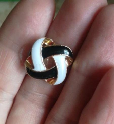 Puzetové náušnice uzel - barevné (BB525)