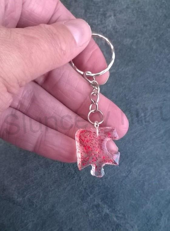 Orgonitová klíčenka puzzle (PP124)