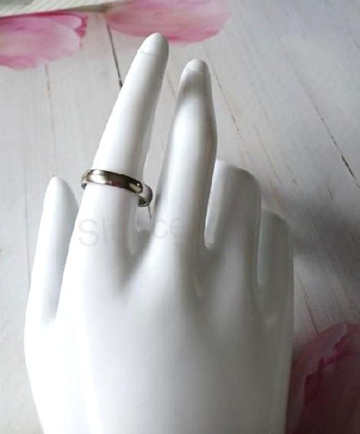 Nematný nerezový hladký prsten velikost 57 (BP363)