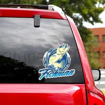 Samolepky na auto pro rybáře Fishman menší (E476)