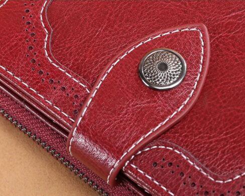 Dámská peněženka z pravé hovězí kůže hnědá (J33)