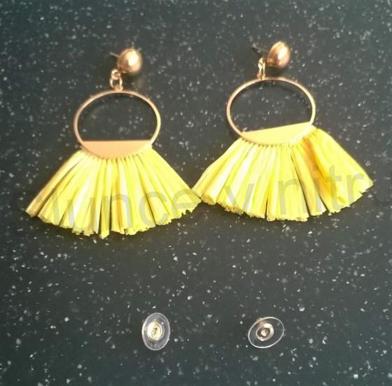 Puzetové dlouhé náušnice originální (BB608)