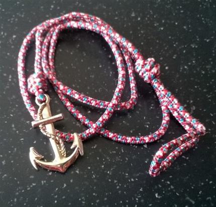 Nárámek Kotva barevný tmavě modrý číslo 6 (BC498)