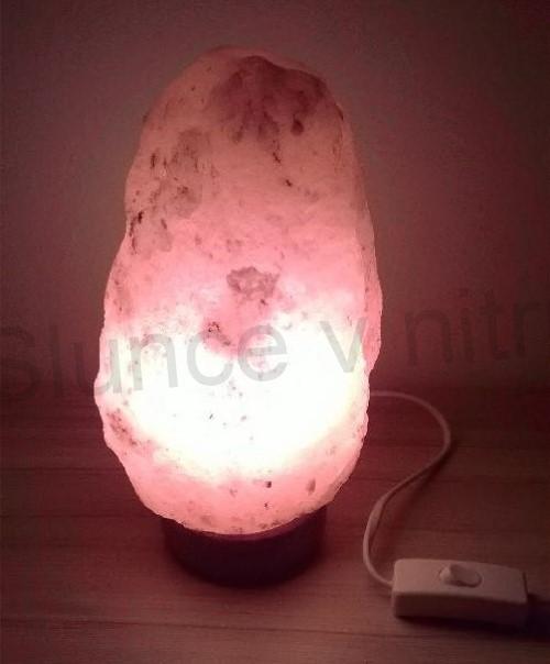 Himalajská solná lampa - Eletrická 2277 g (X936)