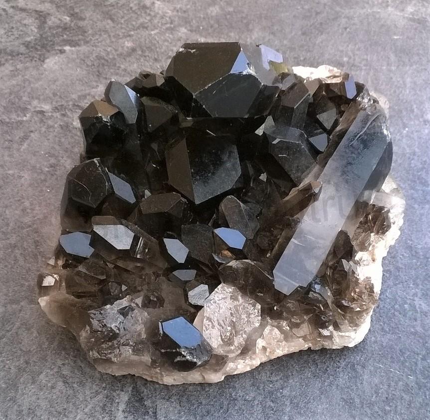 Záhněda, morion - srostlice 828g (Brazílie) (X993)