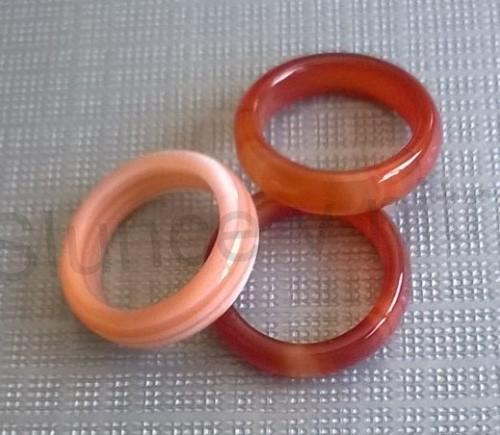 Minerální prsten Achát velikost 55 (X1015)