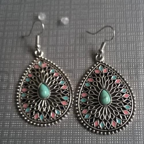 Dlouhé etnické náušnice Bohemia (BB653)