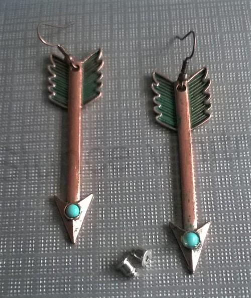 Dlouhé etnické náušnice Bohemia (BB654)