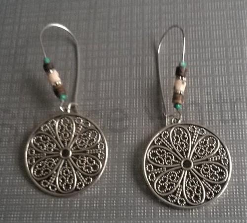 Dlouhé etnické náušnice Bohemia (BB656)
