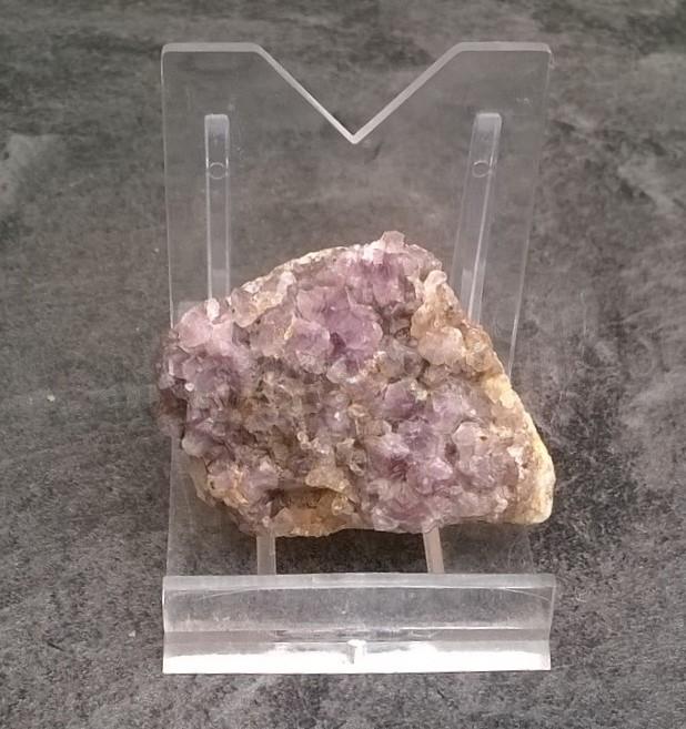 Ametyst drúza v živci 31,5 g (Česká Republika) (X1140)