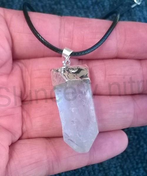 Náhrdelník Křišťál špice (Brazílie) (X1161)