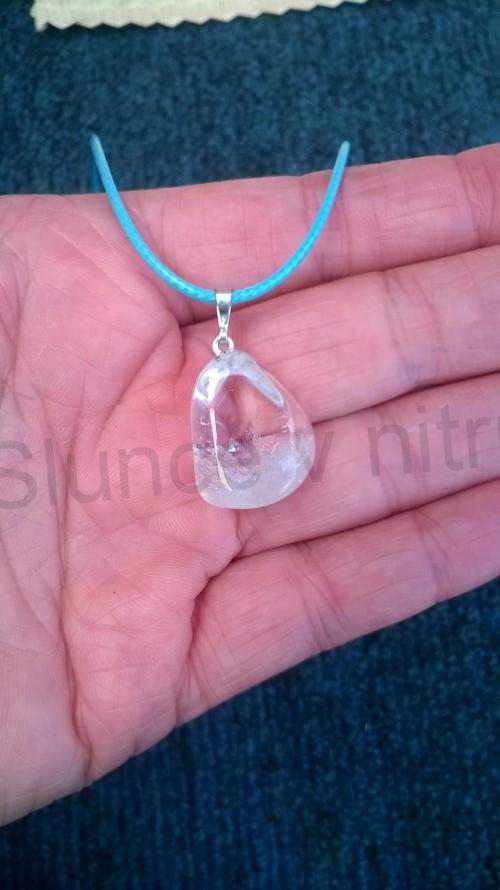 Náhrdelník přívěšek s kříšťálem (X1190)