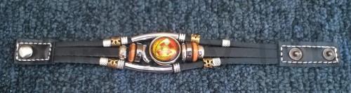 Kožený templářský náramek (BC530)