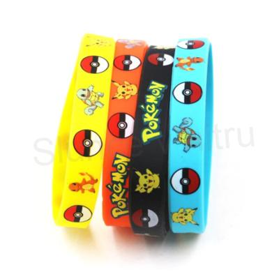 Pokemon silikonový náramek Pikachu oranžový (BC533)