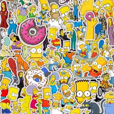 Simpsonovi samolepky mix 5 kusů (E590)