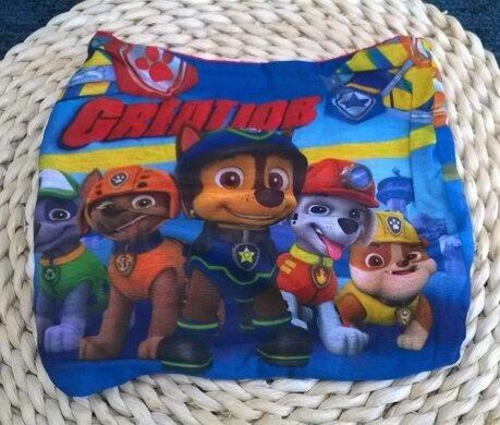 Nákrčník TLAPKOVÁ PATROLA chlapecký červený (W157)