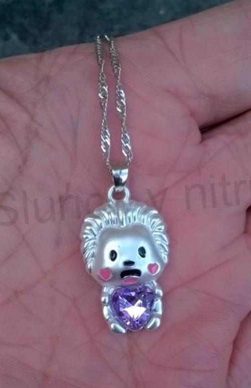 Náhrdelník s přívěškem ježečka (BD573)