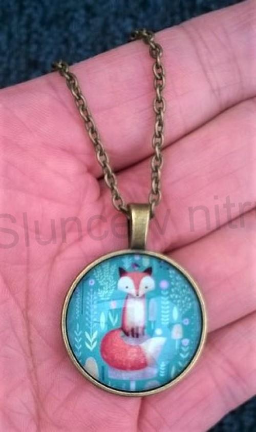 Náhrdelník s přívěškem Liška (BD576)