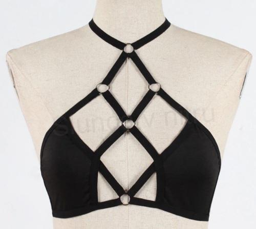 Sexy klecová, bandážová podprsenka velikost S (K170)