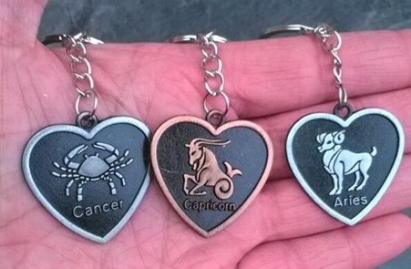 Klíčenka, přívěšek na klíče znamení zvěrokruhů panna (H365)