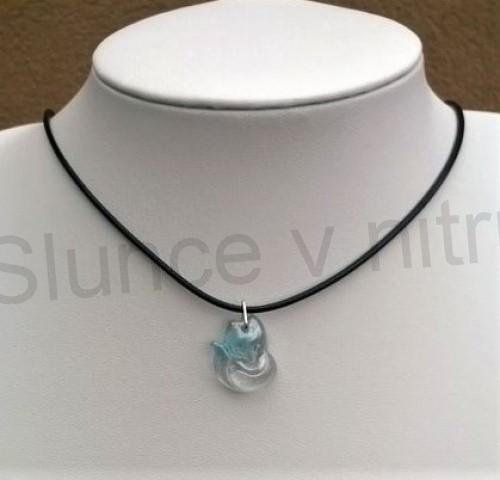 Náhrdelník Liška z Lampglas skla (BD601)