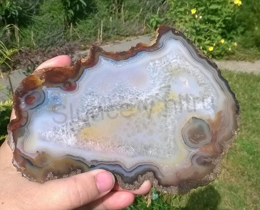 Achát plátek výběr 319 g - (Brazílie) (X1304)