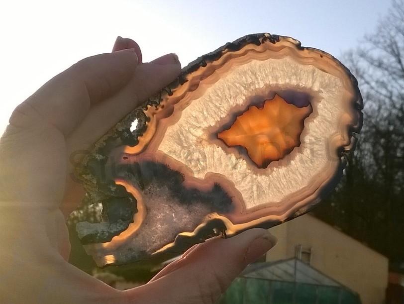 Achát plátek výběr 120g - (Brazílie) (X1440)