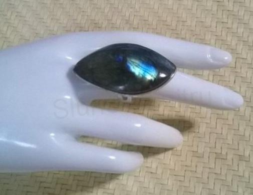 Nastavitelný minerální prsten labradorit (X1450)