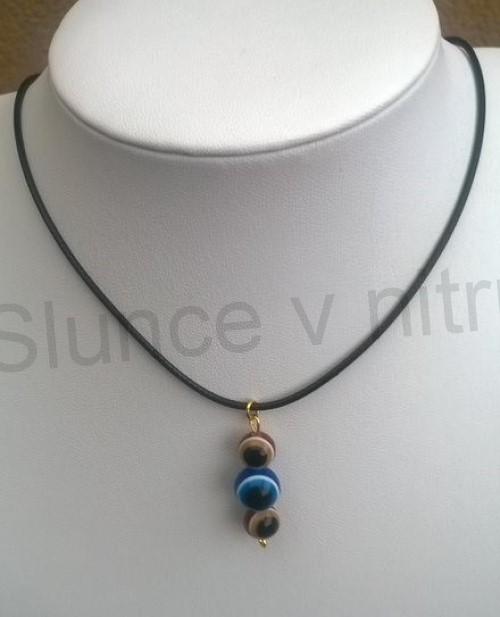 Náhrdelník s příveškem oka, Hamsa (BD650)