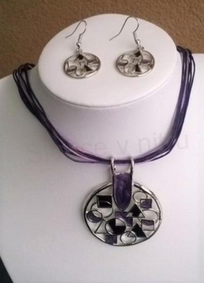 Souprava šperků choker s náušnicemi (BS111)