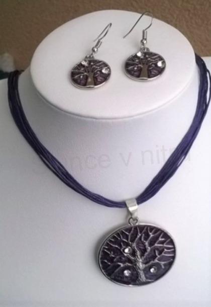 Souprava šperků choker s náušnicemi (BS112)